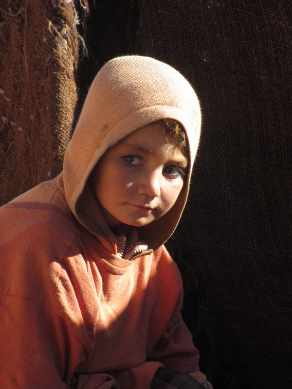 Berber girl in Todra Gorge