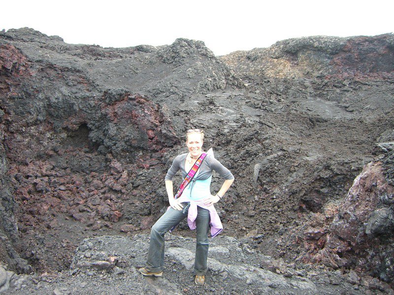 One weekend we hiked into a volcanic crater on one of the islands