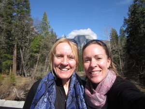 me and mom and Half Dome