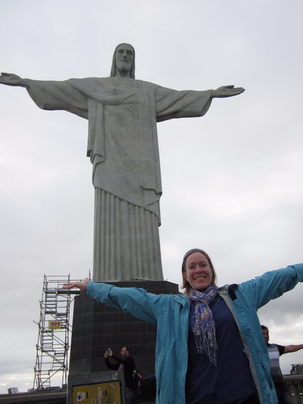 Kristin with Christ the Redeemer