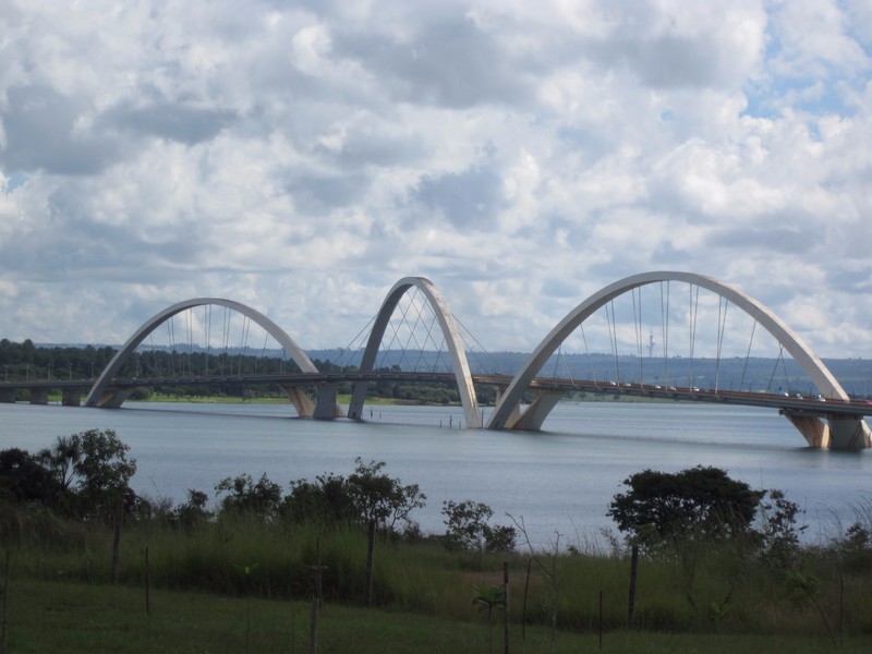 The J.K. Bridge in Brasilia