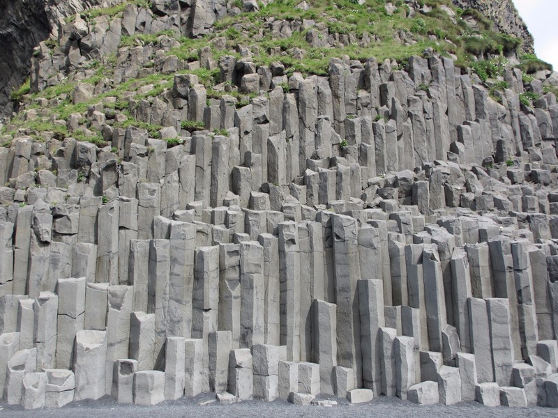 Basalt columns on the South Shore