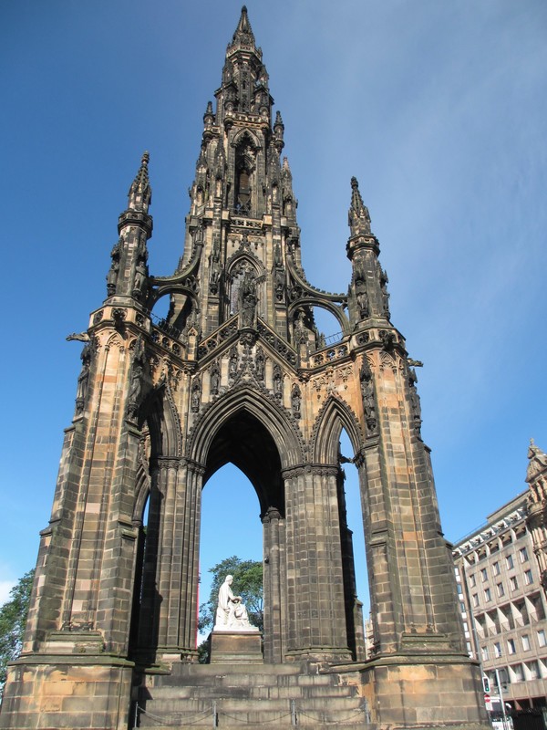 Scott Monument in Edinburgh, for Sir Walter Scott