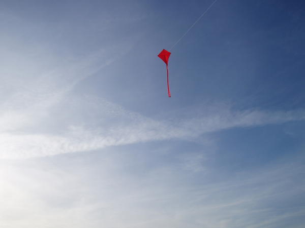 The kite flying experiment .... 