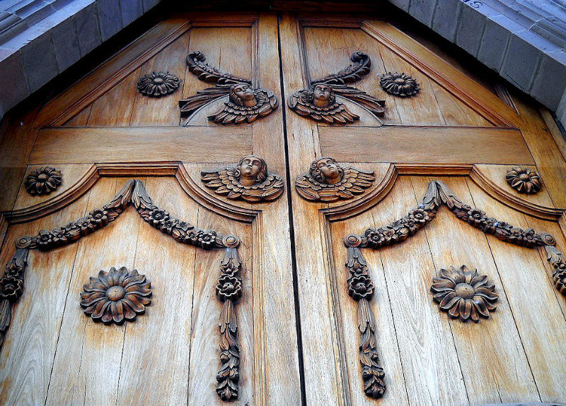Beautiful carved doors