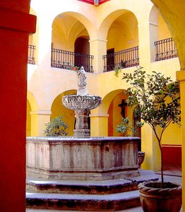 Main courtyard fountain