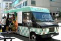 Food trucks are popular in downtown Vancouver