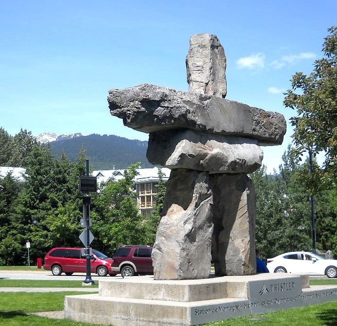 Inukshuk at the visitor center