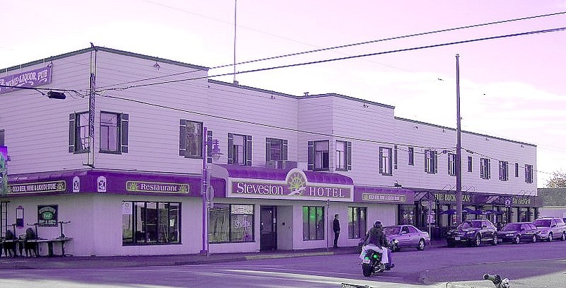 Historic Steveston Hotel on 3rd Ave, 