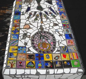 jo - Interesting mosaic tile bench