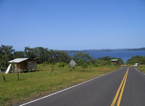 The great road through the northern Panama jungle
