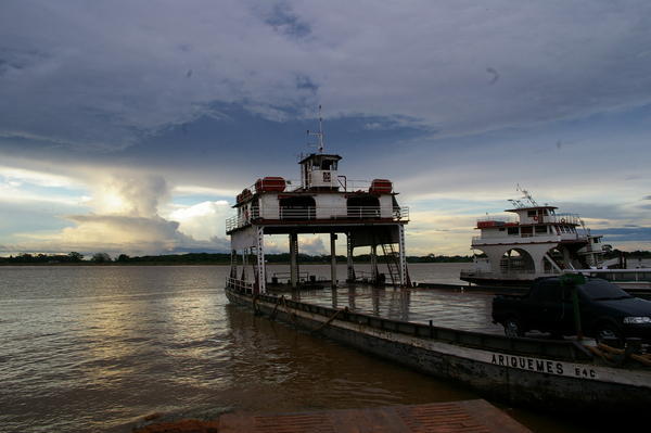 On the banks of the Rio Amazonas