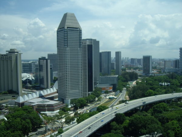 View from Singapore Flyer (their london eye)