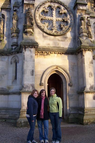 Me, Diana, Meg, and Rosslyn Chapel