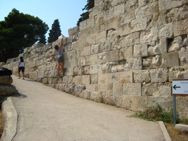 Climbing the Acropolis