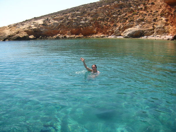 swimming in Kalymnos