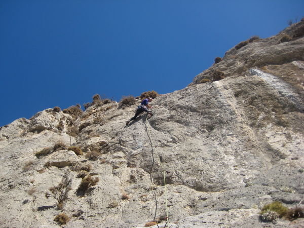 Dave Climbing
