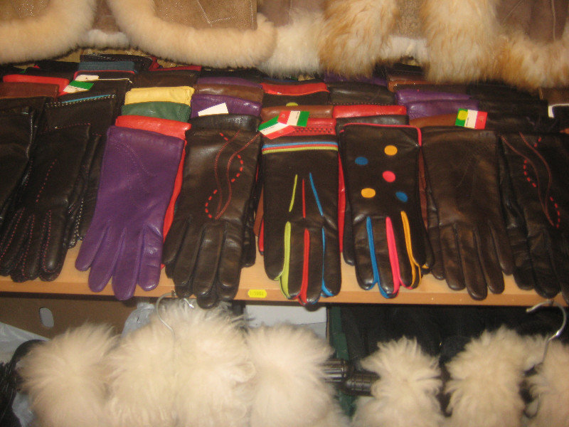 funky colored gloves!