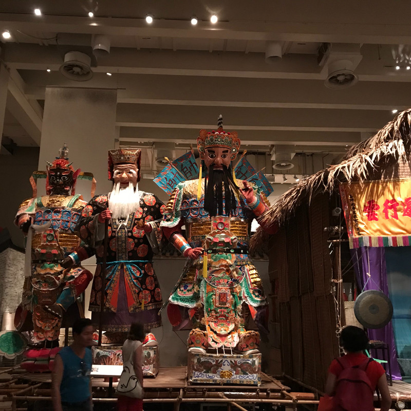 Paper effigy gods used at festival time