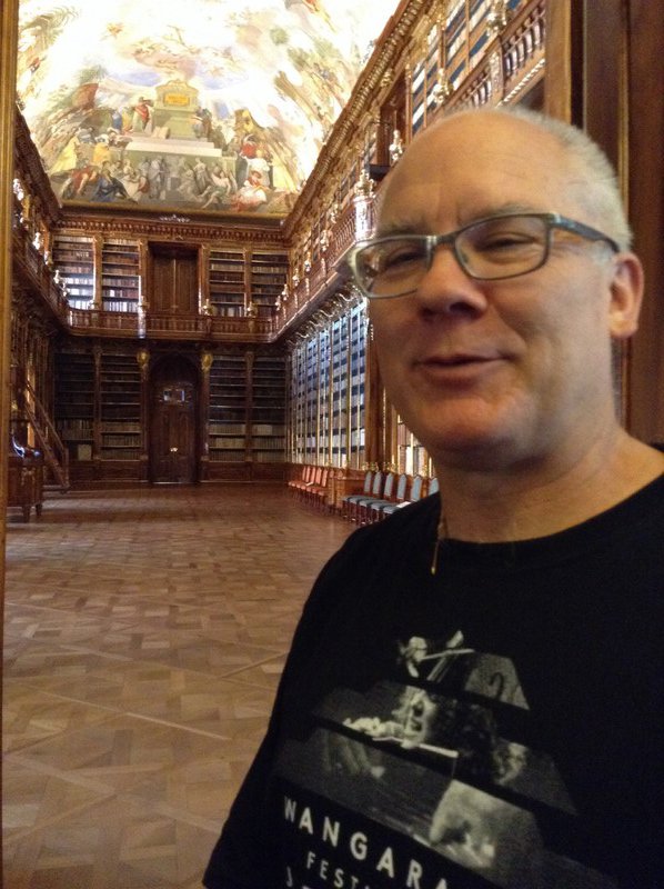 Mark is planning an extension of his own modest library