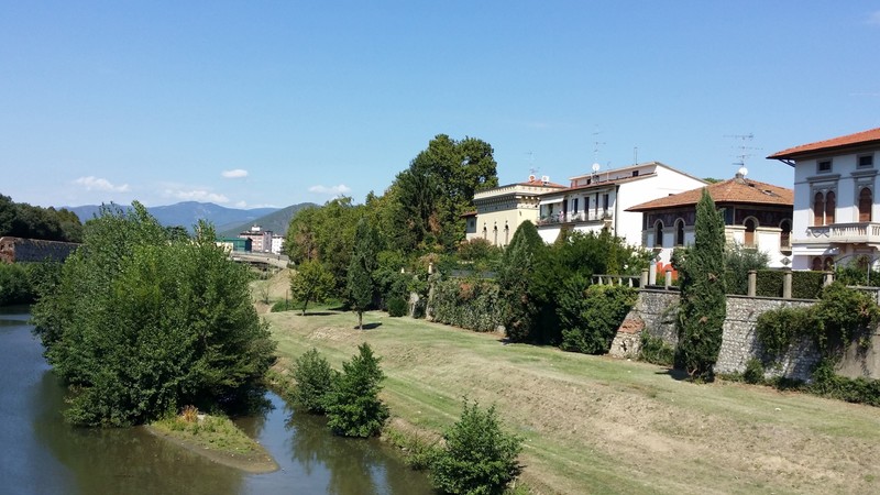 A view from a bridge in Prato