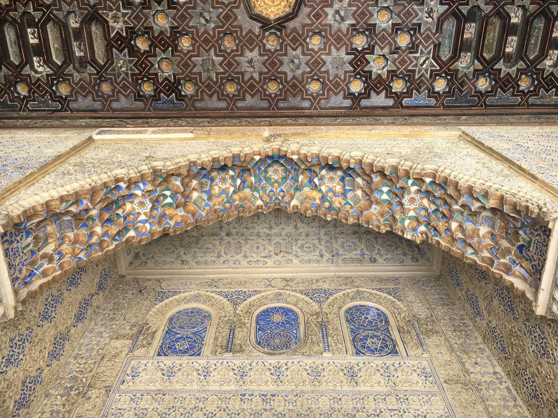 Alcázar, original wooden ceiling 