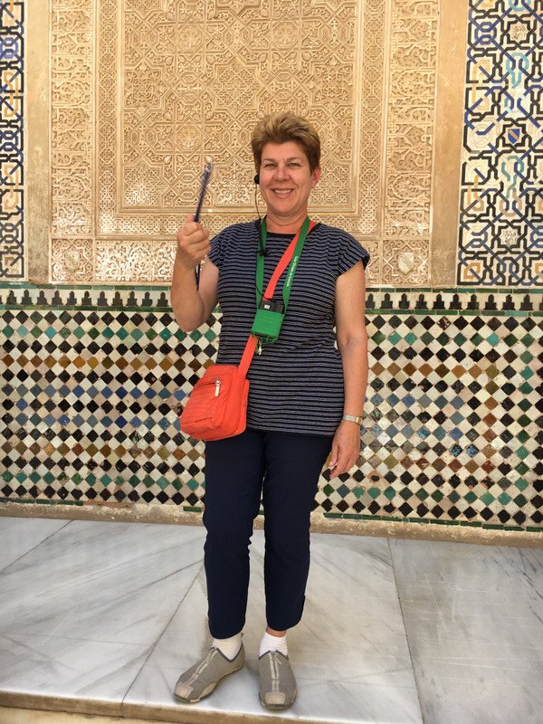 Me melting away in the Alhambra 