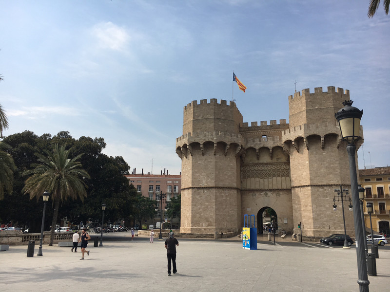 One of the surviving gates into Valencia