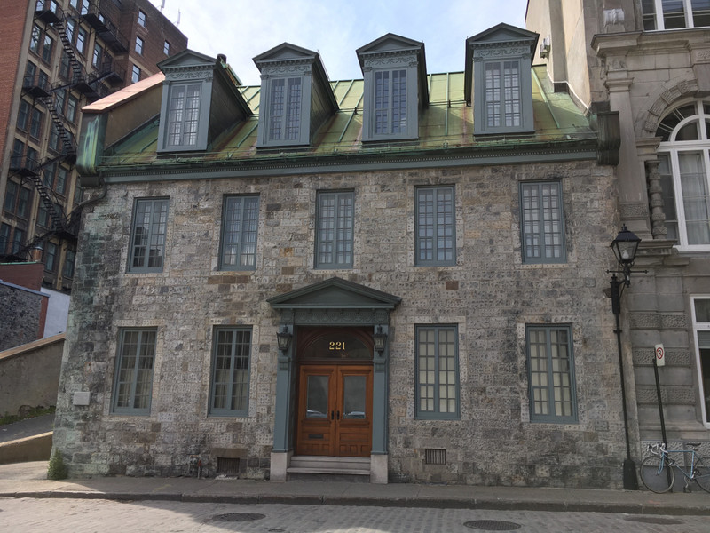 Very old building in Old Montreal 