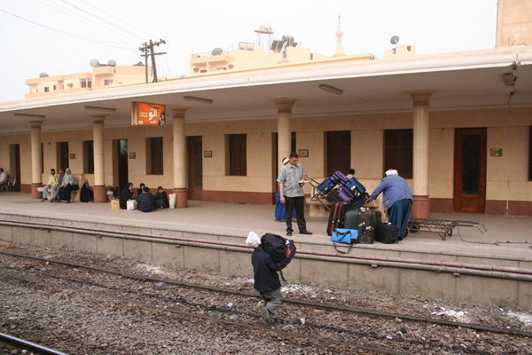 Station Scene at Luxor Station