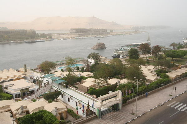 View of the Nile from Rooftop