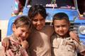 Another shot of the Jordanian kids