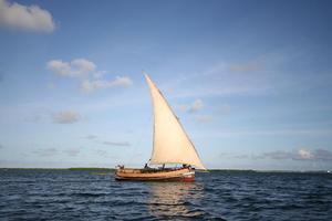 Dhow on the seas of Lamu
