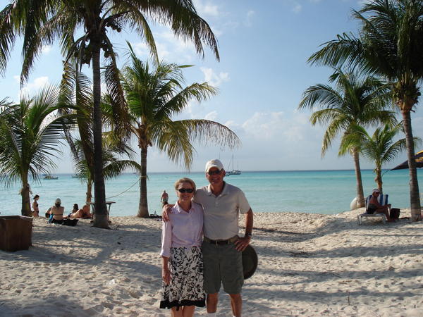 Bill & Marjie at Isla Mujeres