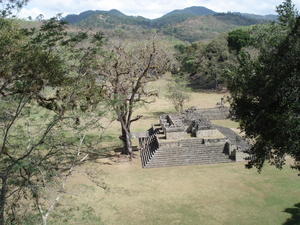 View of the Copan Ruinas