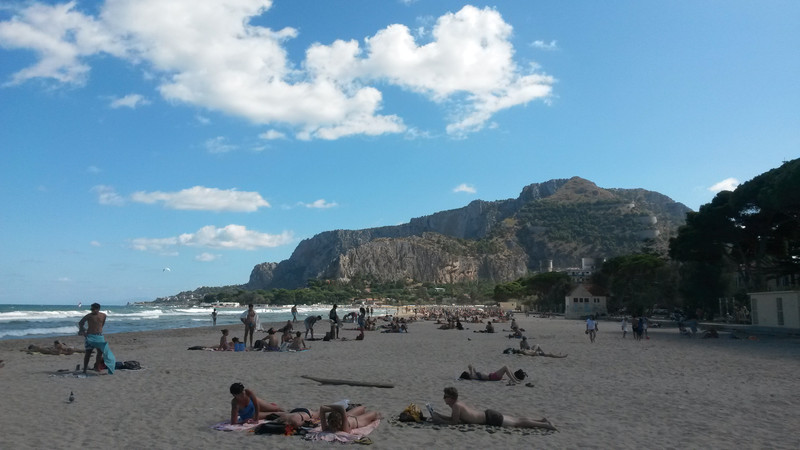The beach of Mondello