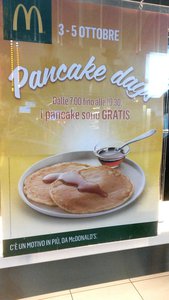 free pancakes!