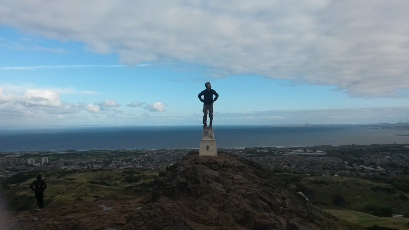 Standing on the top of Edinburgh