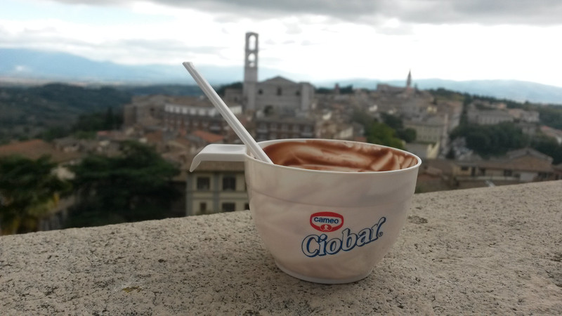 Great hot chocolate. Great view.
