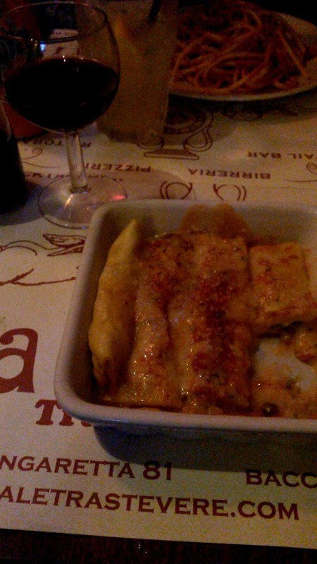 Cannelloni, the best meal I've eaten in Rome