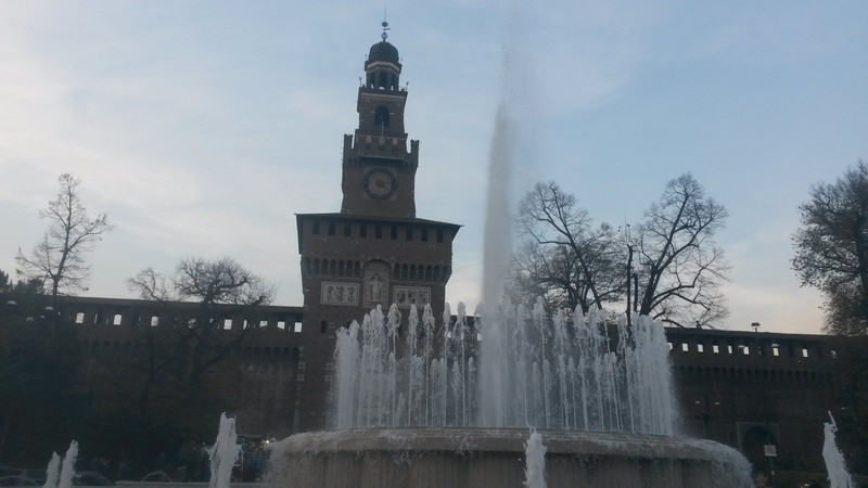 The Sforzesco Castle of Milan