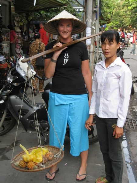 Plying her trade, Hanoi
