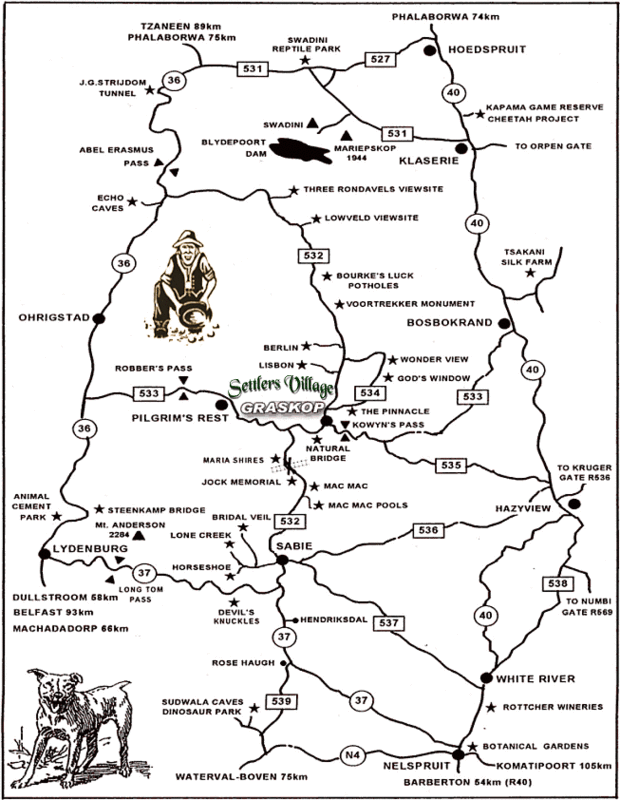 Mpumalanga Area Map