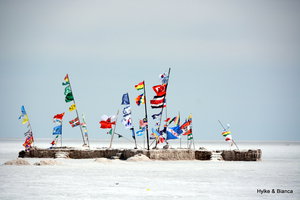Flags in the flats
