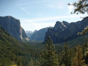 Udsigt over Yosemite dalen
