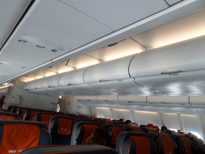 Dans l'avion pour Pékin - août 2014