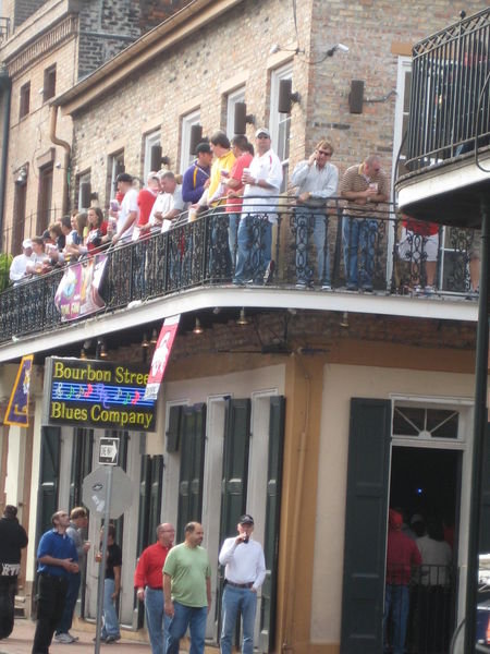 Fans in Boubon Street