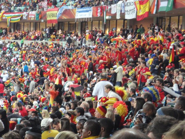 The Spanish throngs!