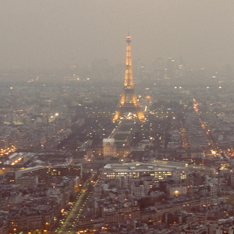 Eiffel Tower From The Montparnasse Tower