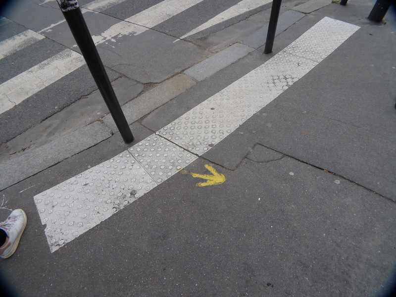 Camino Arrows In Paris